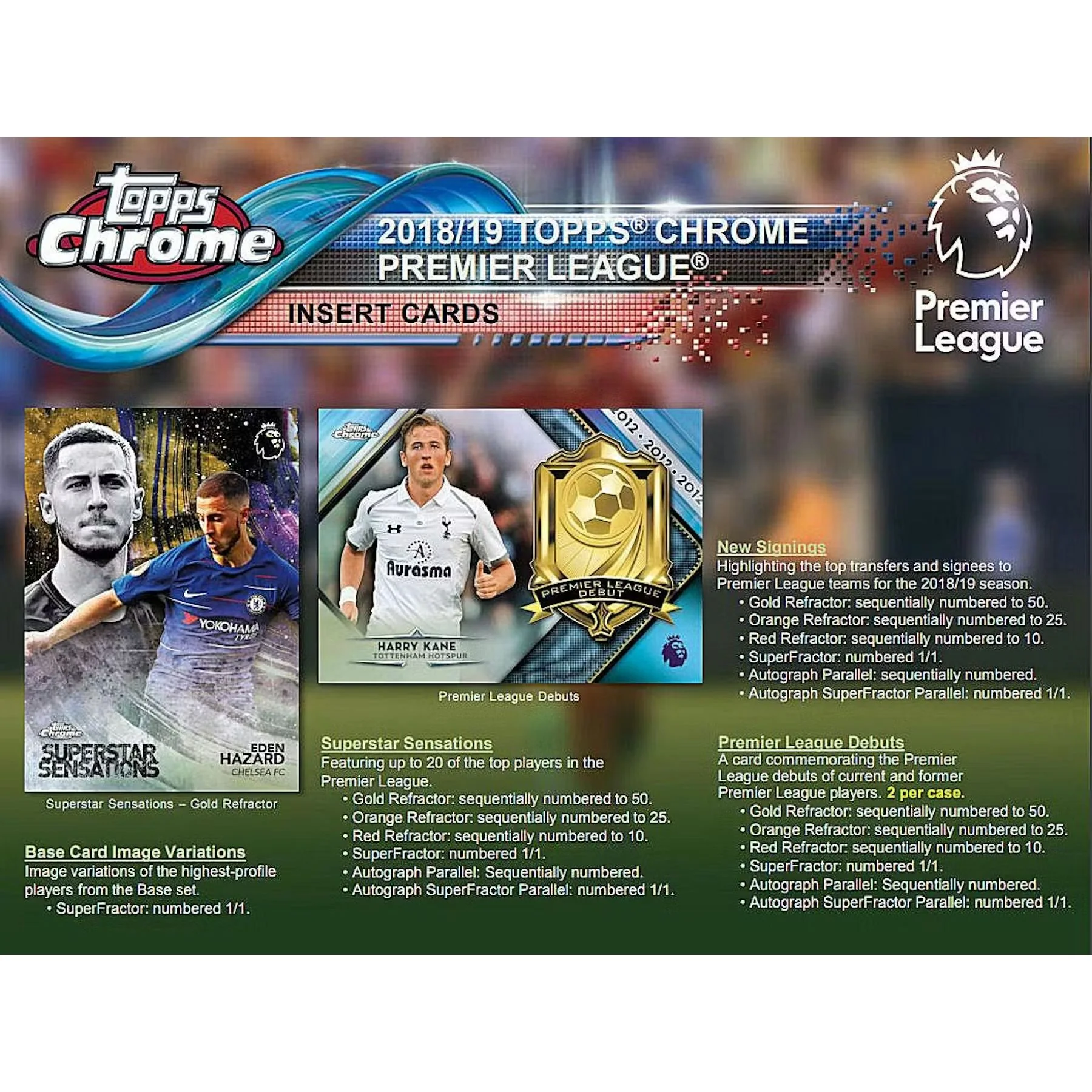 Topps Premier League Chrome 2018/19 Sealed Hobby Box Sealed - Image 4