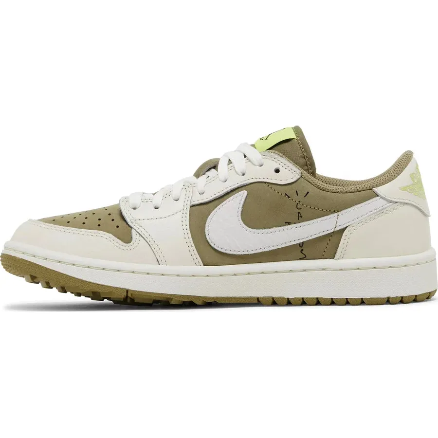 Travis Scott Air Jordan 1 Low Golf Olive Black - Image 2