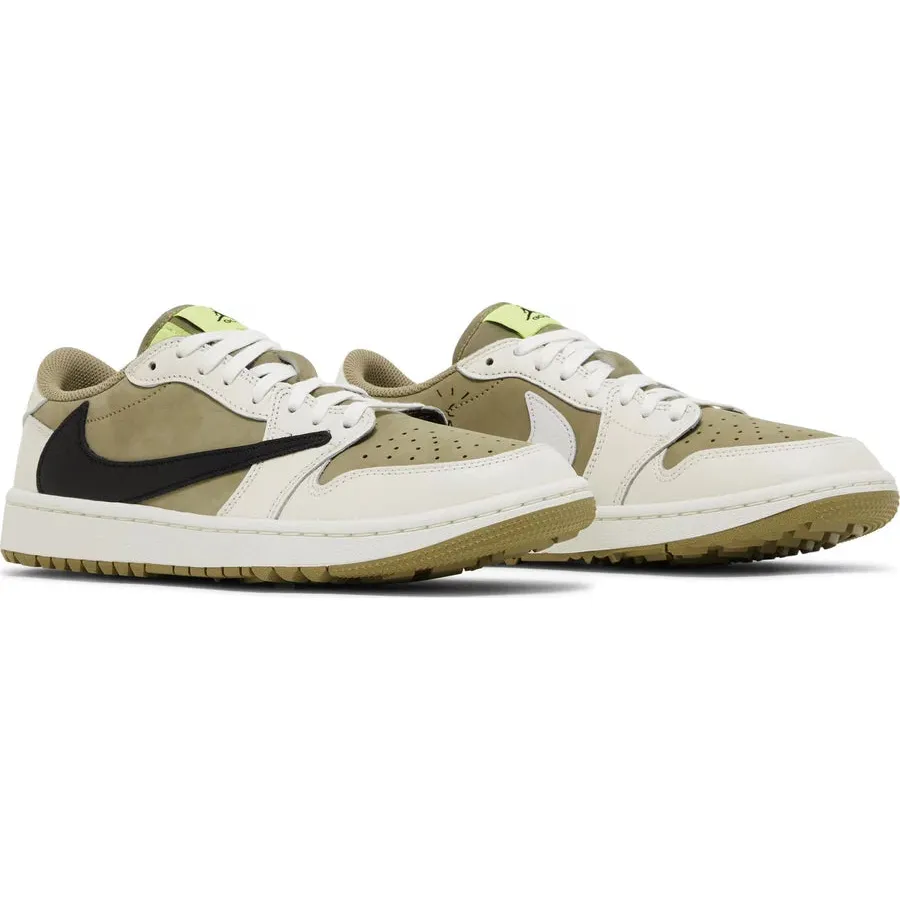 Travis Scott Air Jordan 1 Low Golf Olive Black - Image 4