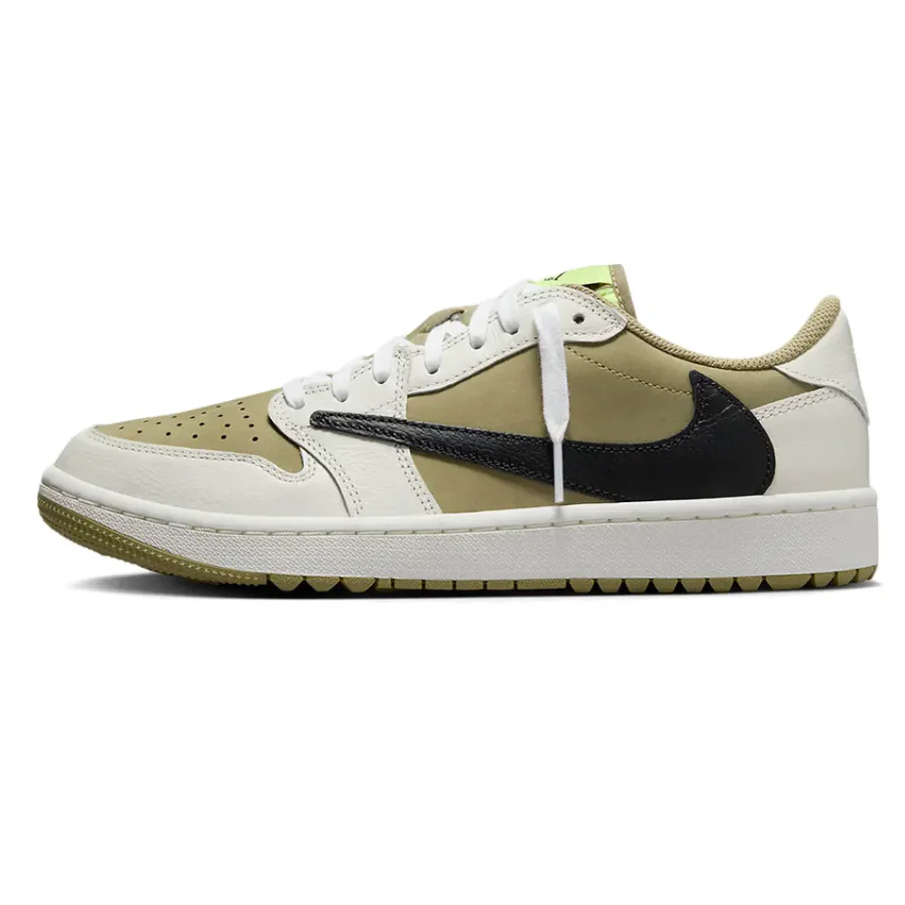 Travis Scott Air Jordan 1 Low Golf Olive Black - Image 7