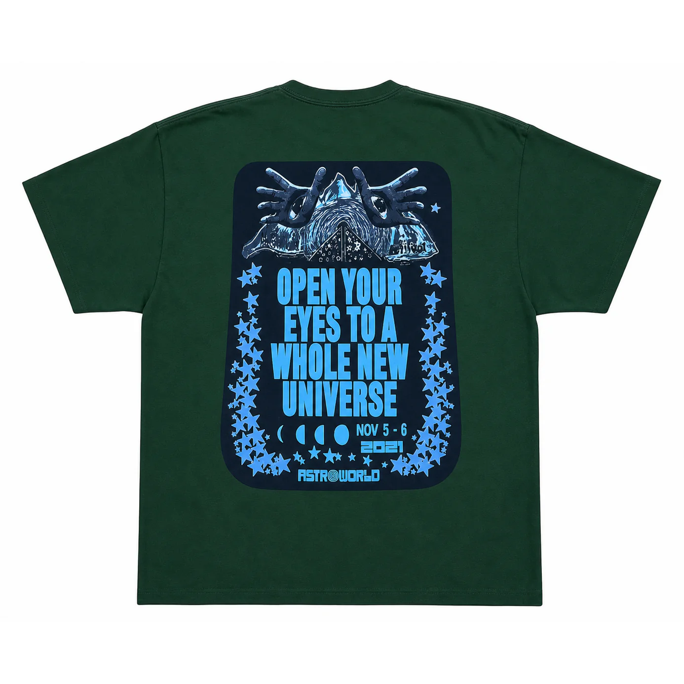 Travis Scott Open Your Eyes Tee Green