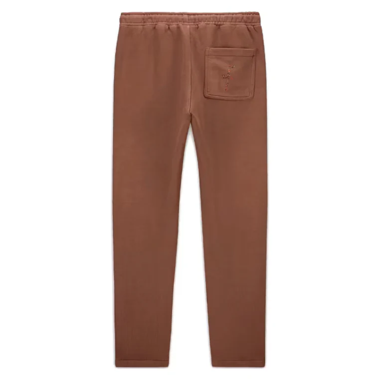 Travis Scott x Jordan Fleece Pants Archaeo Brown - Image 2