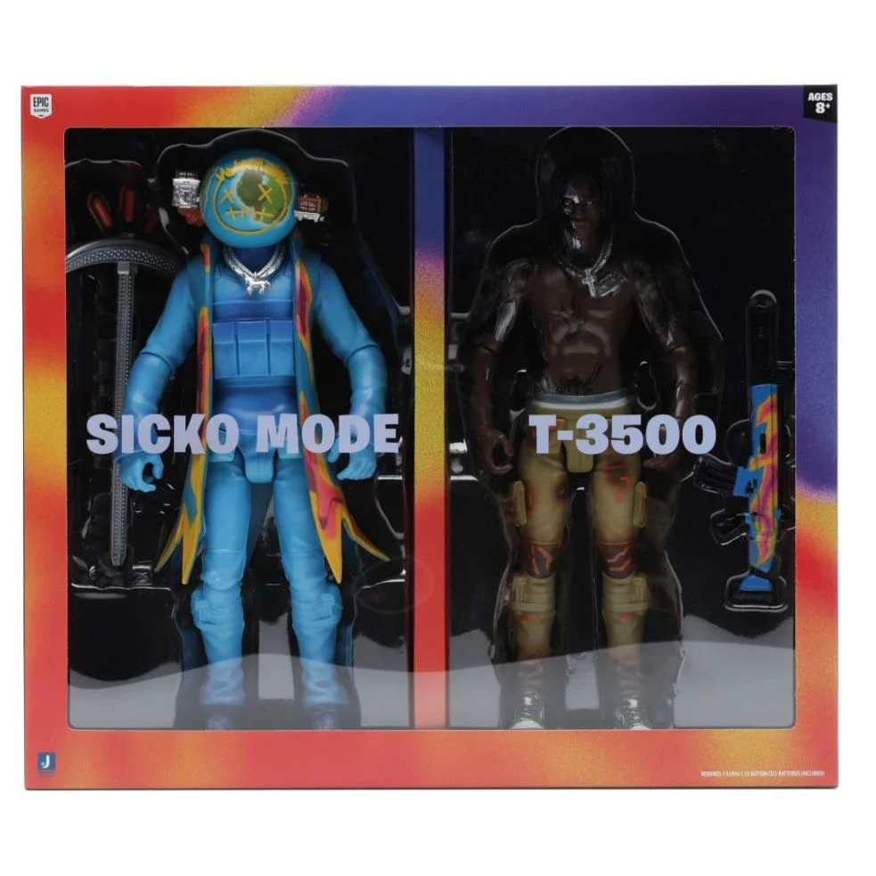 Travis Scott Cactus Jack Fortnite 12" Action Figure Duo Set - Image 3