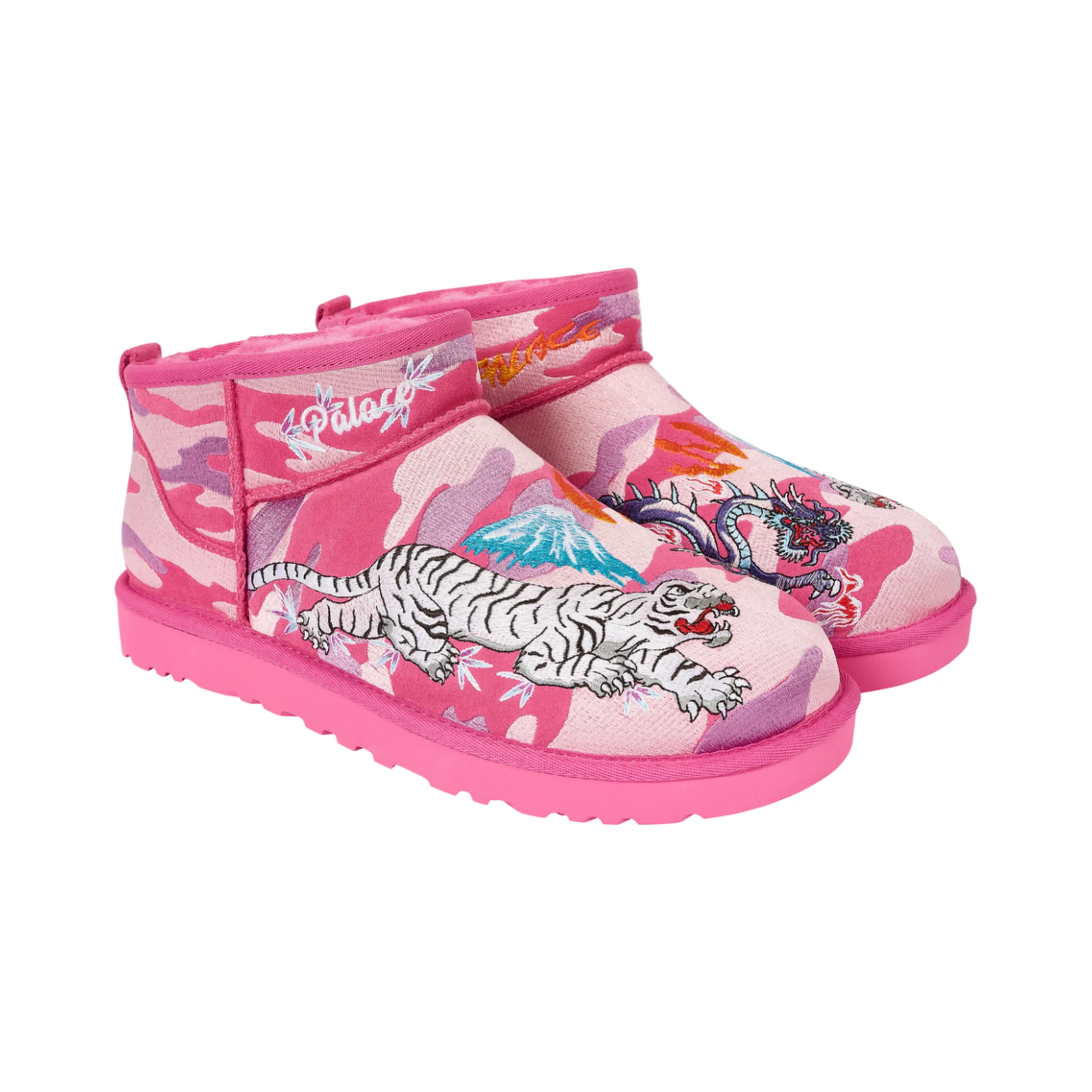 UGG Classic Ultra Mini Boot Palace Pink Camo - Image 2