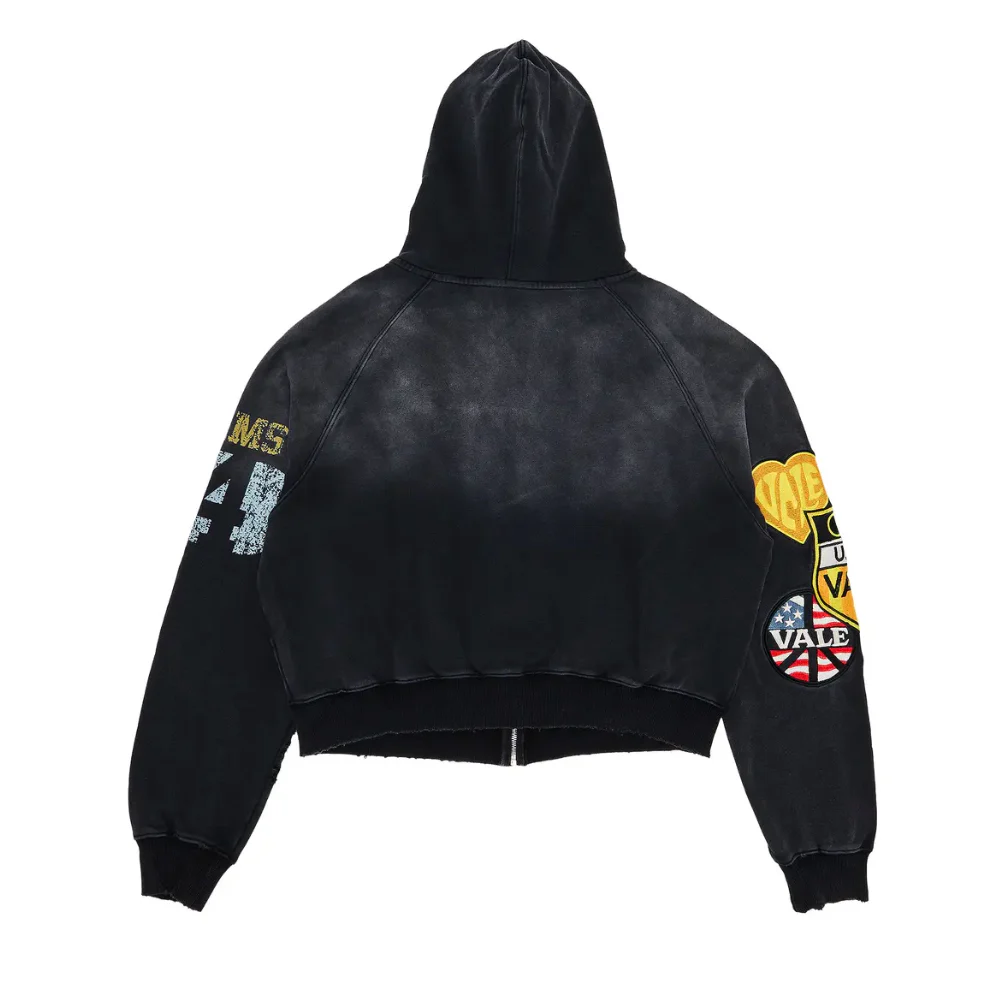 Vale Forever Army Zip Up Black - Image 2