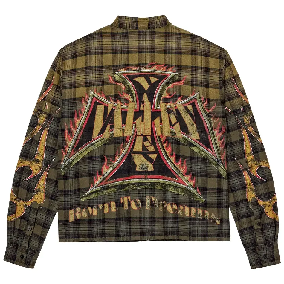 Vale Forever Reborn Flannel Green - Image 2