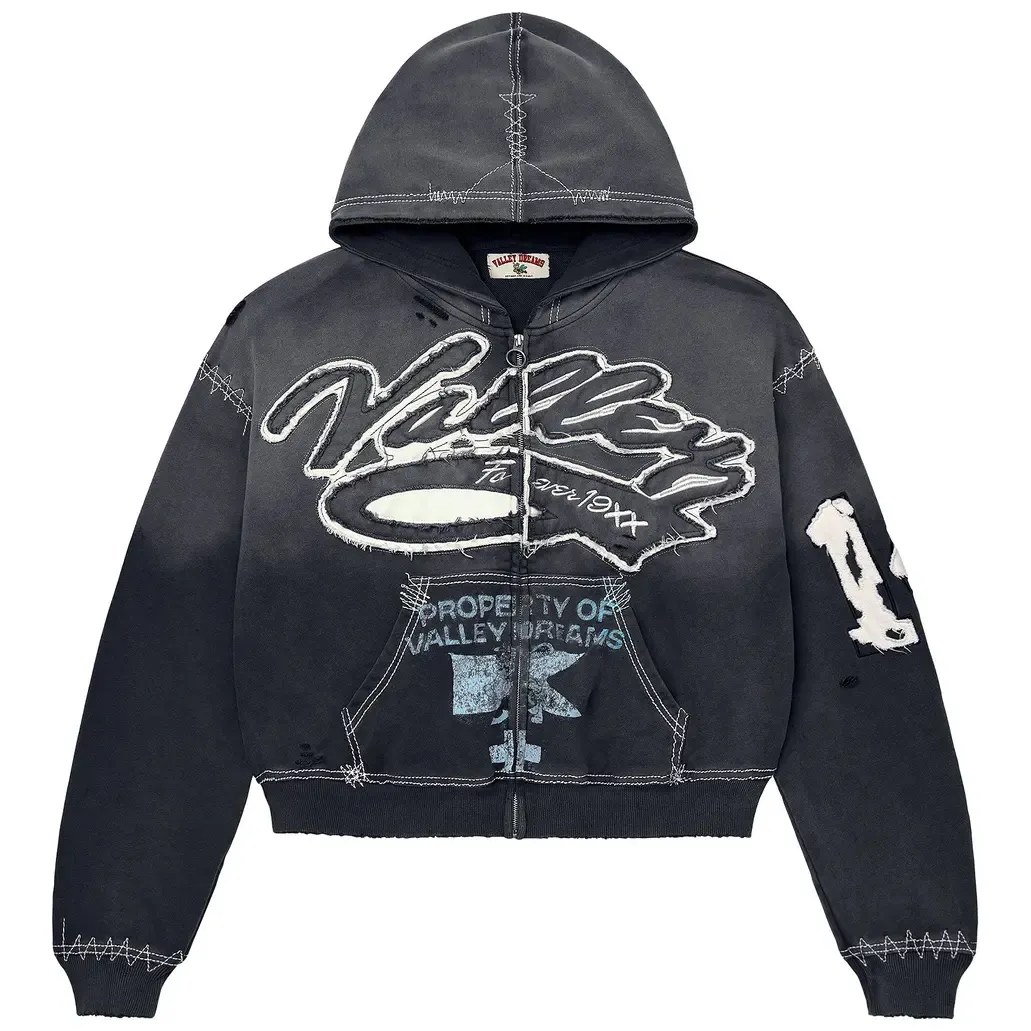 Vale Forever Religion Zip Up Black
