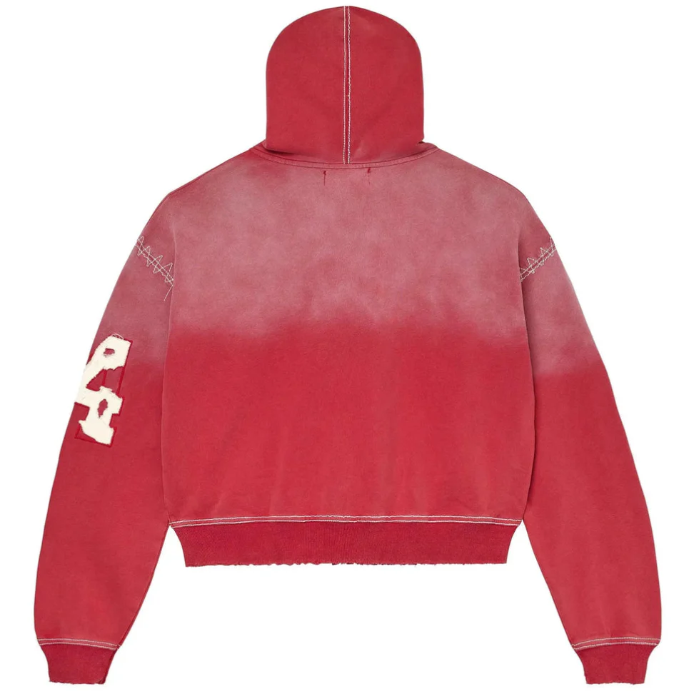 Vale Forever Religion Zip-Up Hoodie Burn Red - Image 2
