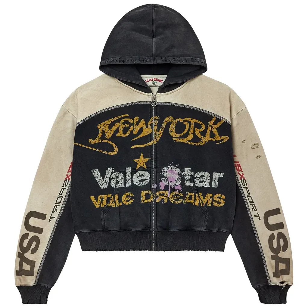 Vale Forever Vale Star Zip Up Dest/Black/Tan