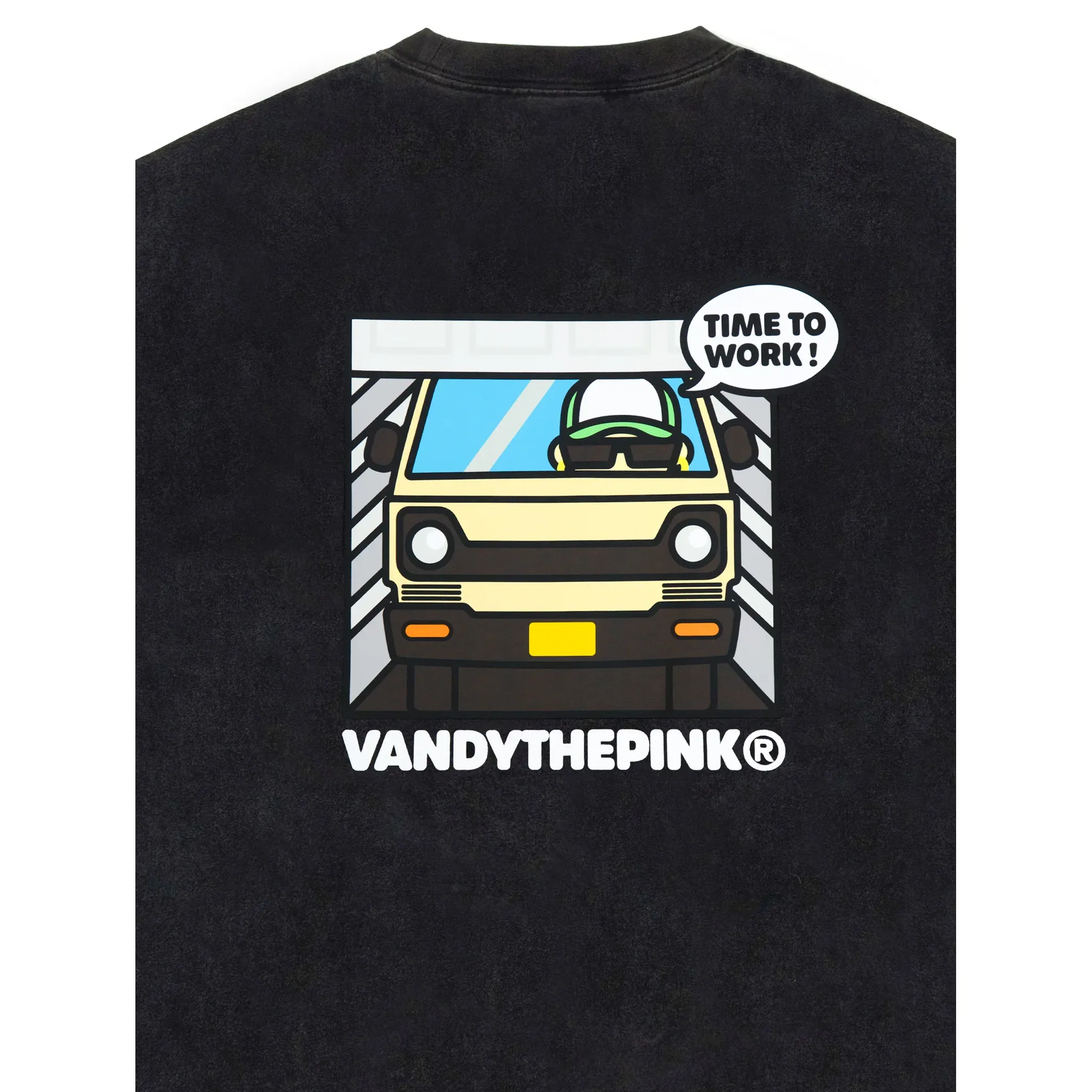 Vandy The Pink Time to Work Tee Black - Image 4