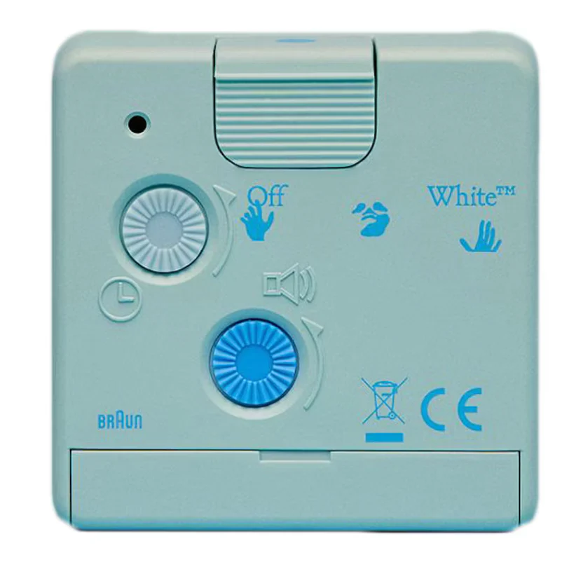 Virgil Abloh Braun Off-White Alarm Clock Pale Blue - Image 2