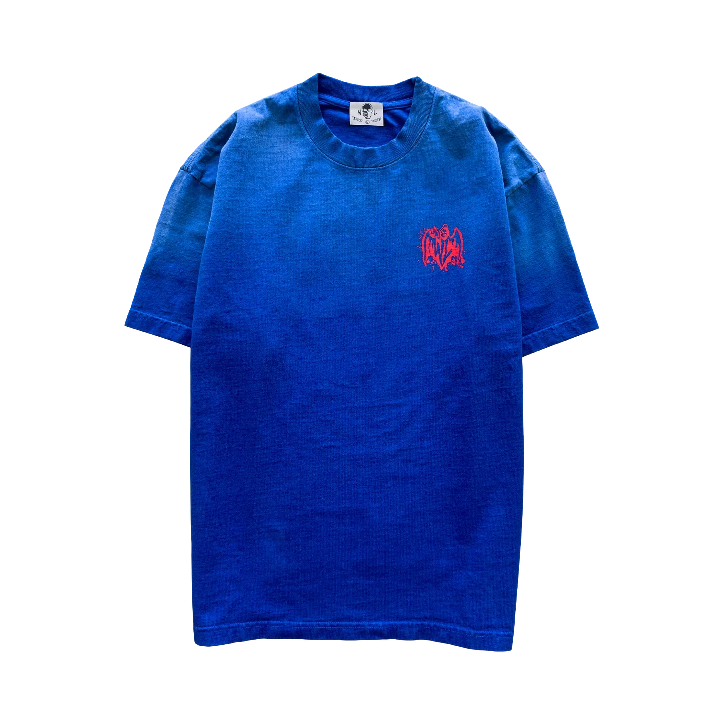 Warren Lotas Camp Blood T-Shirt - Faded Cobalt - Image 2