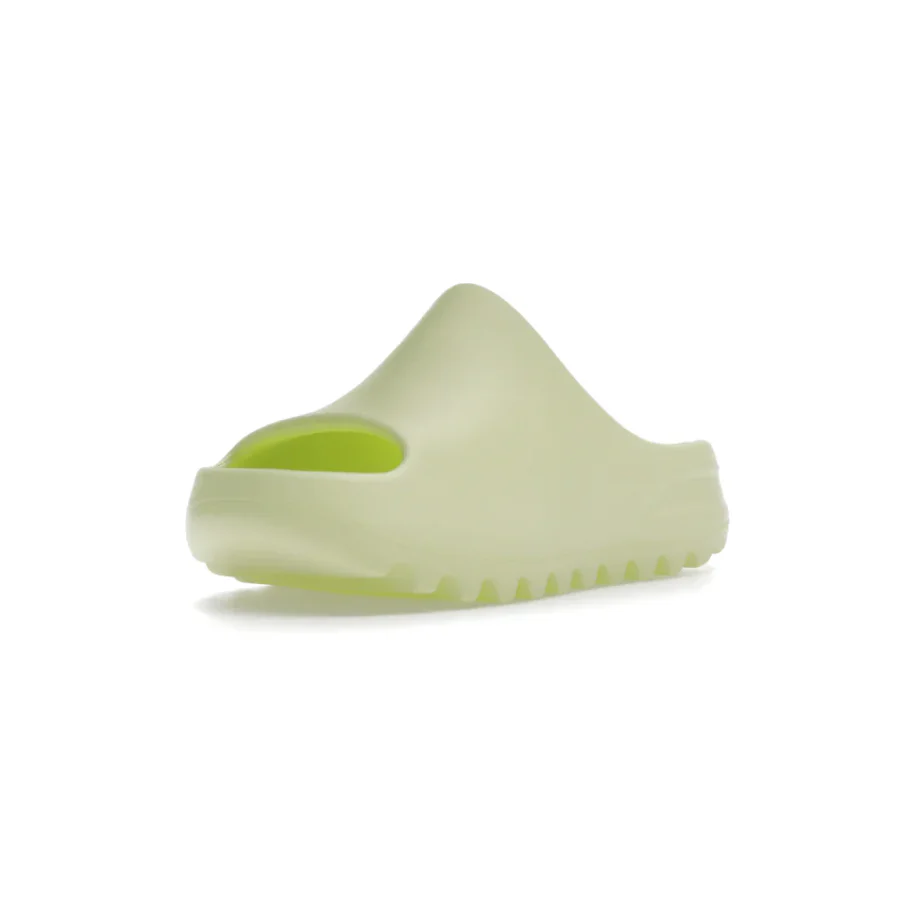 Yeezy Slide Glow Green (2022 Restock) (Kids) - Image 4