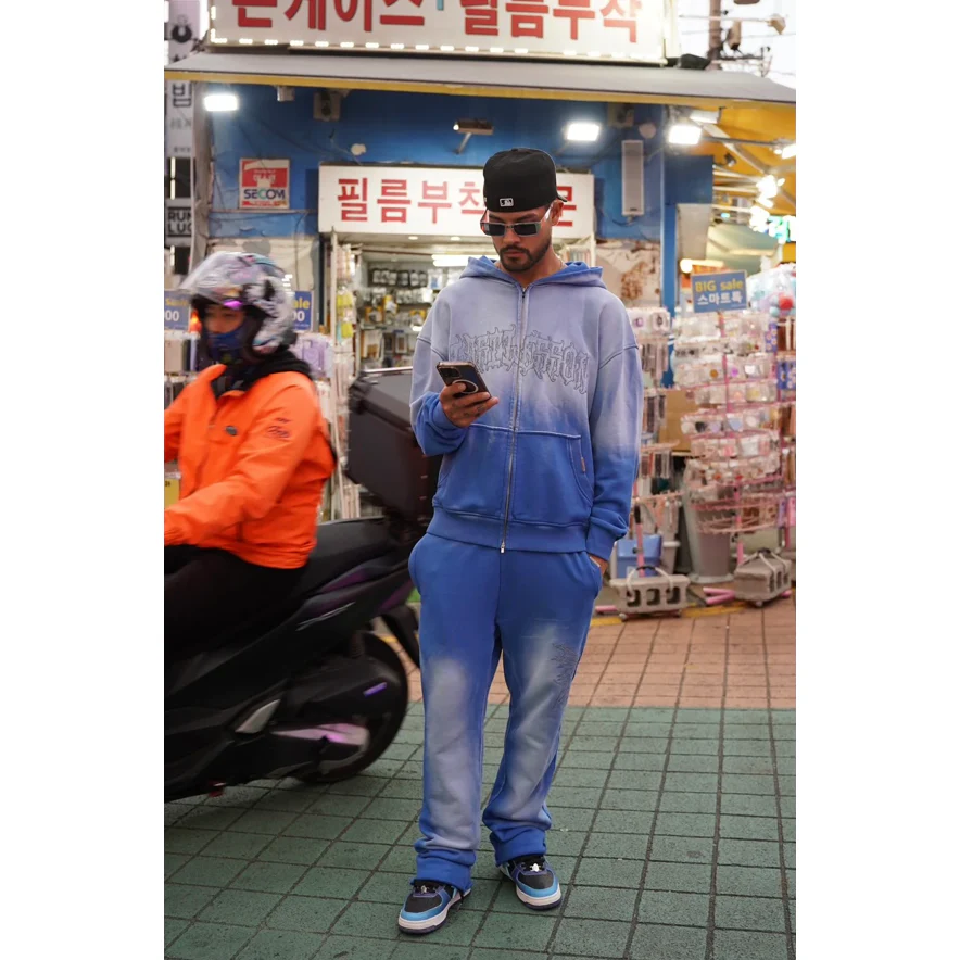 Your Last Lesson Blue Washed Hoodie - Image 2