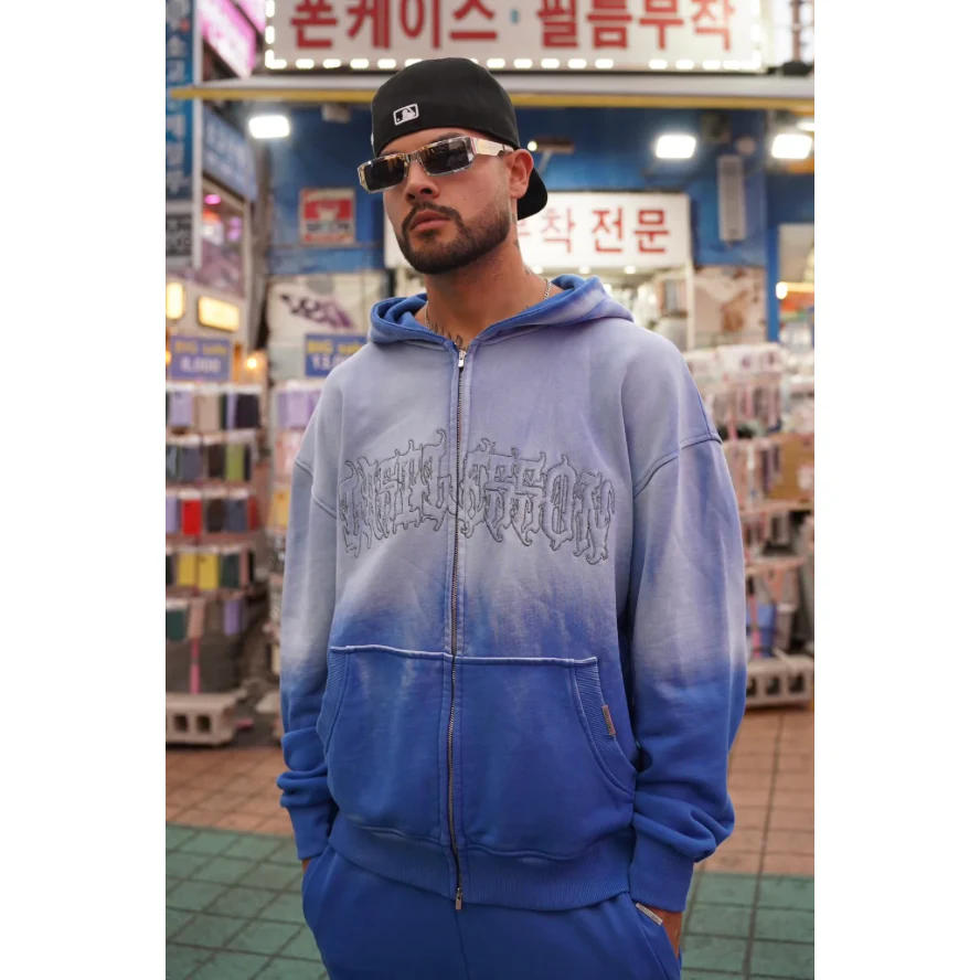 Your Last Lesson Blue Washed Hoodie - Image 3