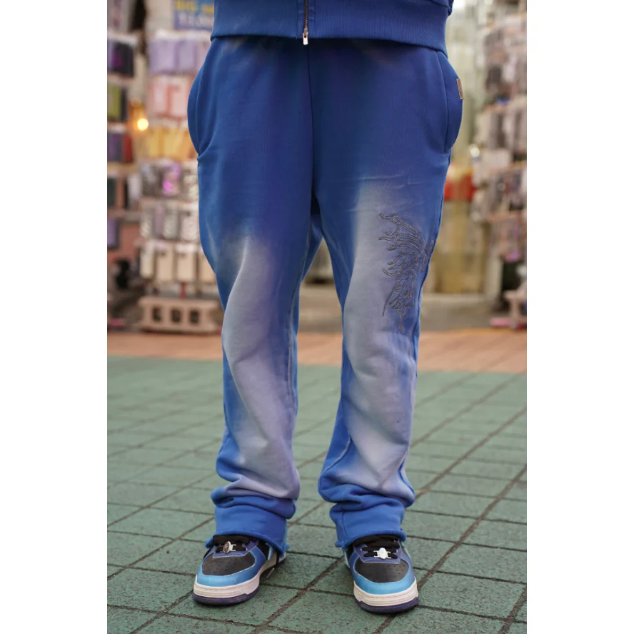 Your Last Lesson Blue Washed Joggers - Image 2